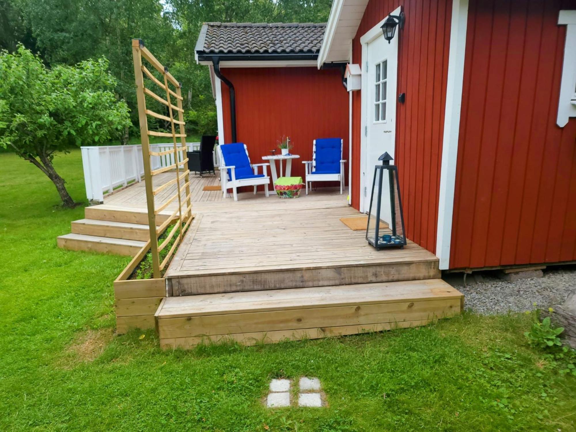 트로사 Lilla Huset Med Stor Traedgardstomt Naera Golf Och Hav 빌라 외부 사진